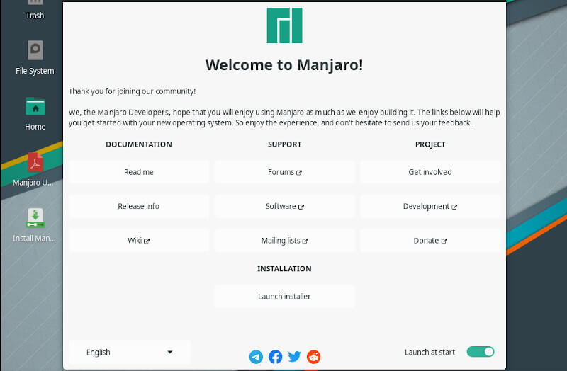 Welcome Manjaro Linux