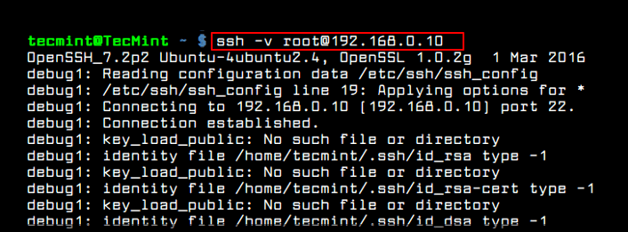 Enable SSH Debug Logging