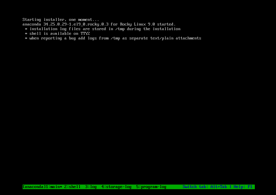 Rocky Linux Anaconda Installer