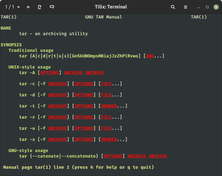 tar - A Linux Archiving Utility