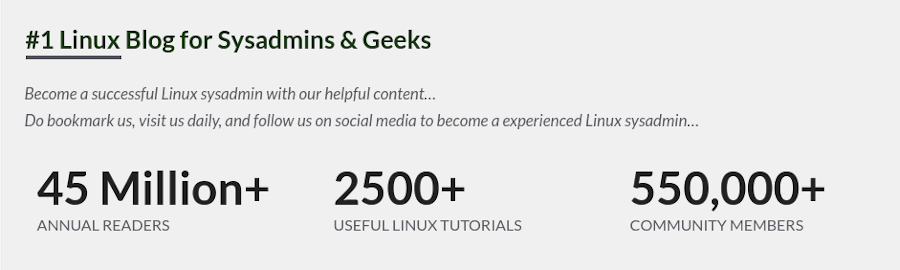 TecMint Stats