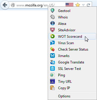 IP Whois & Flags Chrome & Websites Rating