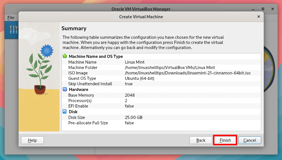 Virtual Machine Summary