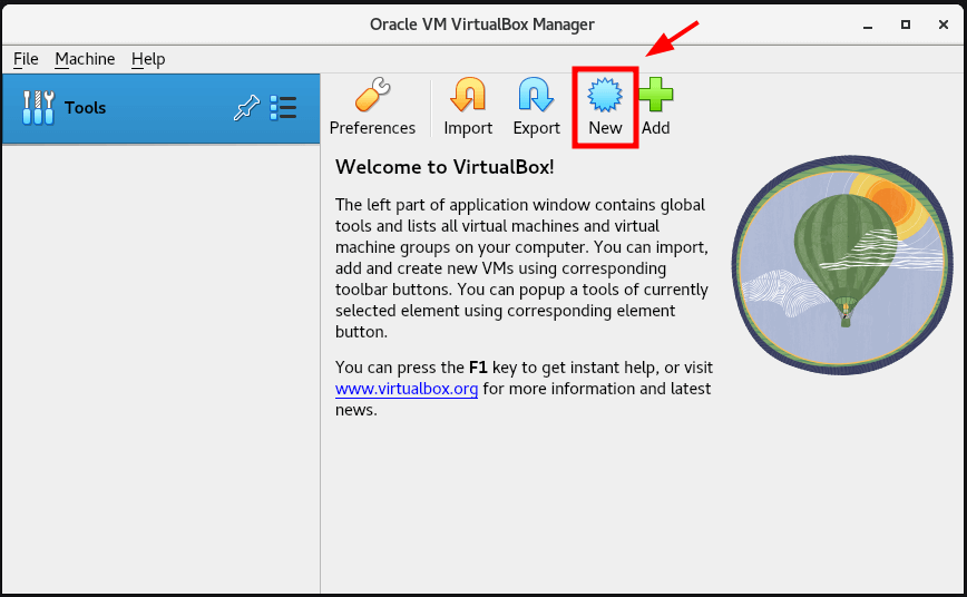 Create New Virtual Machine in RHEL