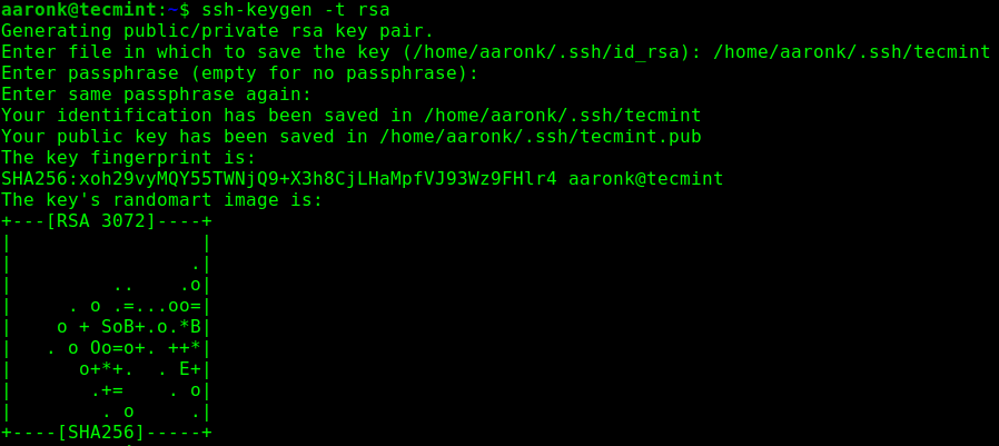 Generate SSH Private Key Passphrase