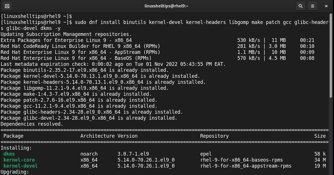 Install Dependencies for VirtualBoc