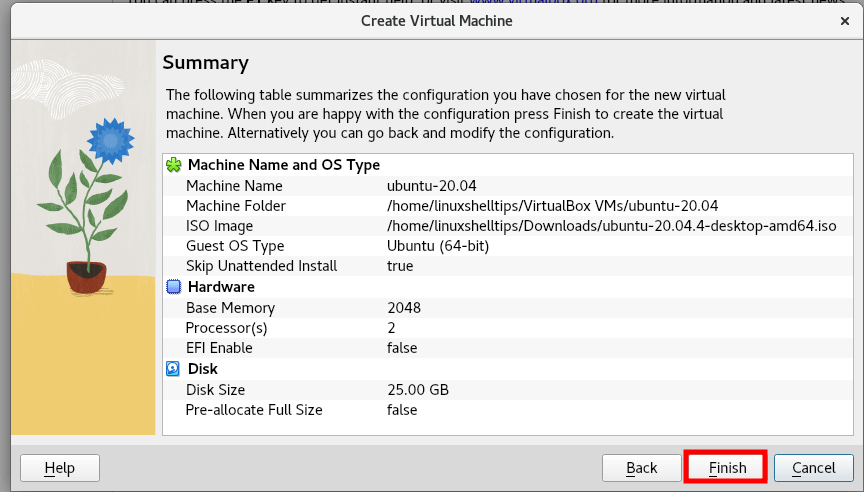 Virtual Machine Summary