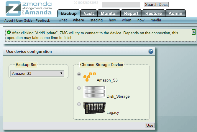 Amanda Backup Software