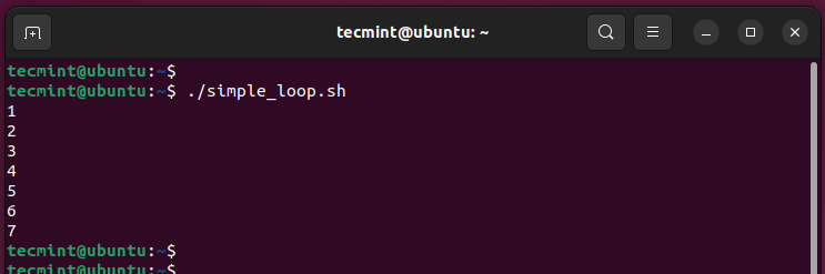 Bash For Loop Example