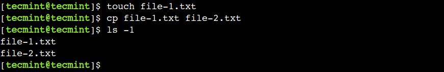 Copy File in Linux