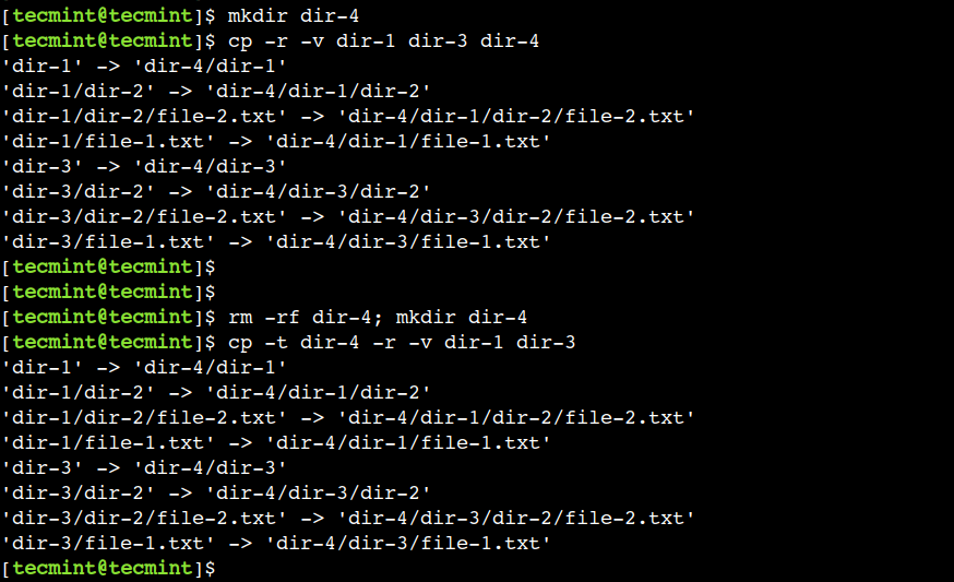 Copy Multiple Directories