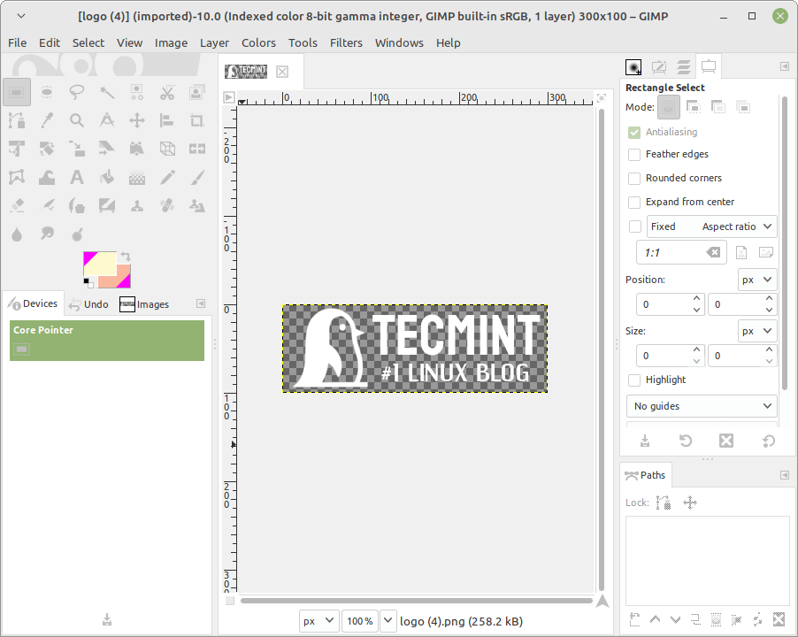 GIMP Image Manipulation Tool