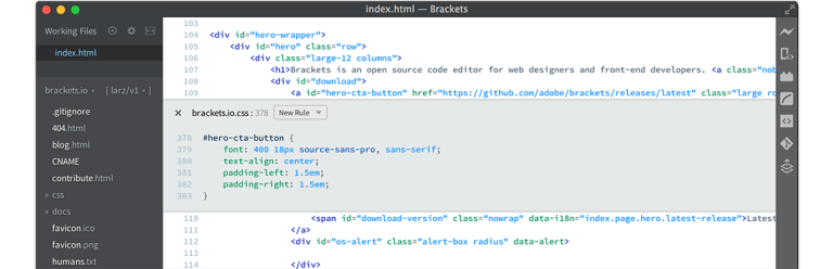 Brackets – A Source Code Editor by Adobe Inc | Tecmint: Linux Howtos ...