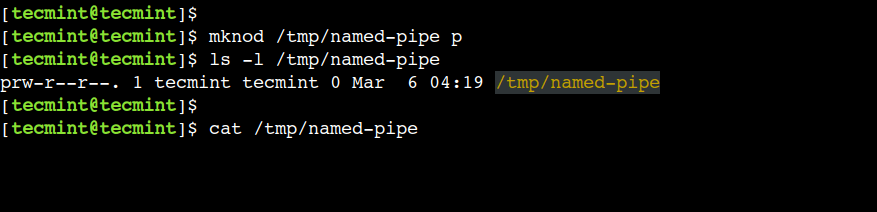Read Named Pipe File