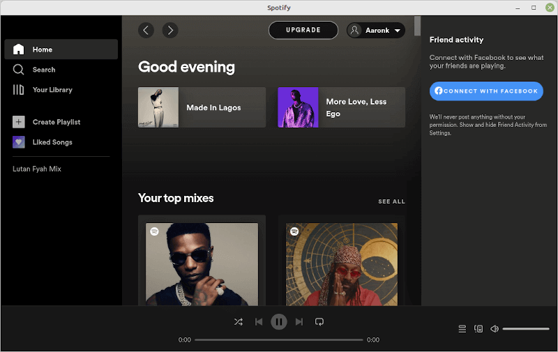 Spotify Home