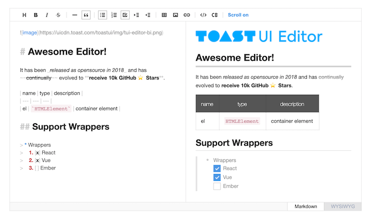 ToastUI - JavaScript UI Library by NHN Cloud