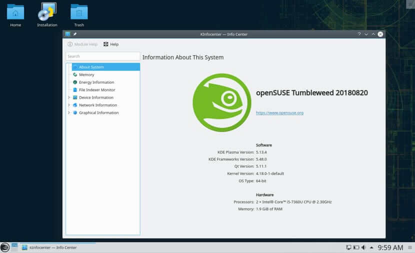 OpenSUSE Tumbleweed