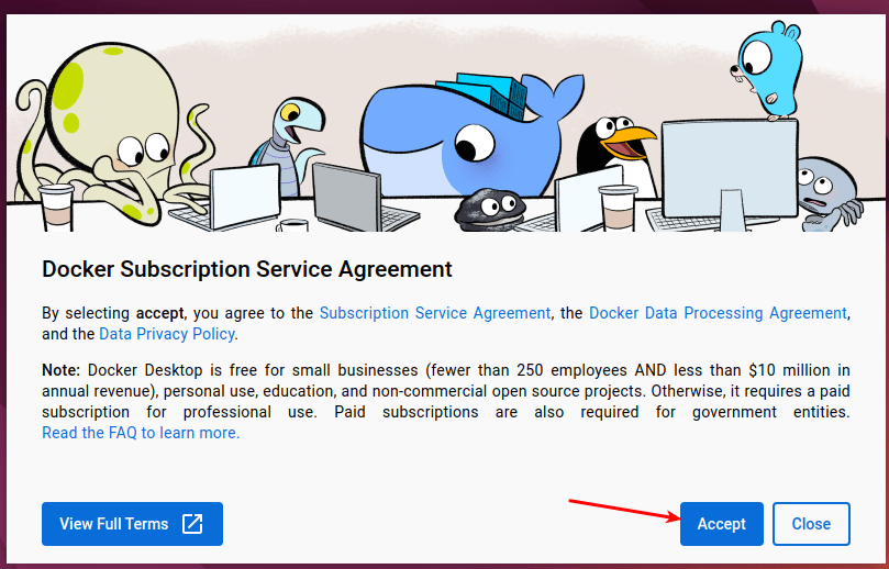 Docker Subscription Service Agreement