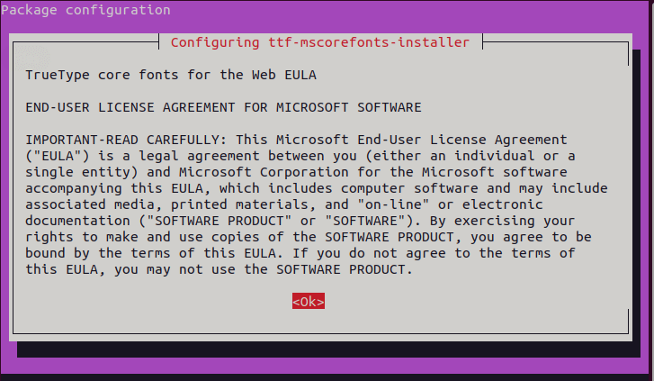 Accept EULA Agreement