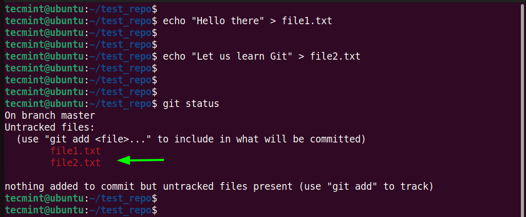 Check State of Git Repository