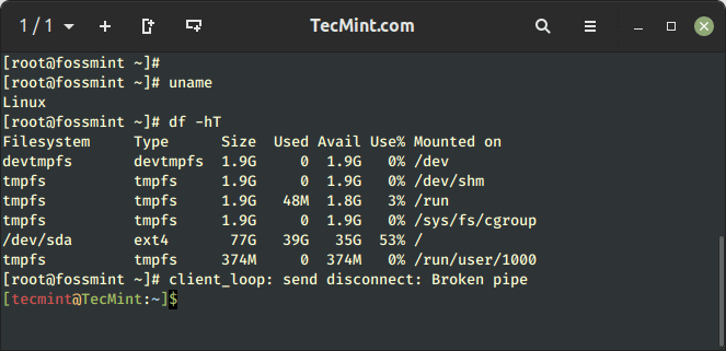 Client_loop: send disconnect: Broken pipe Error