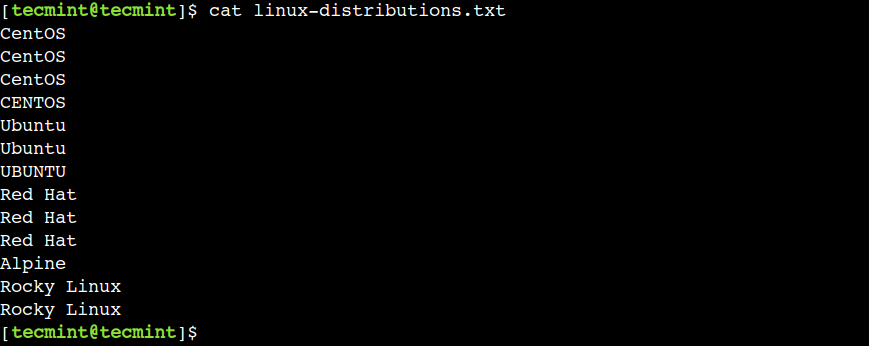 Create Text File in Linux