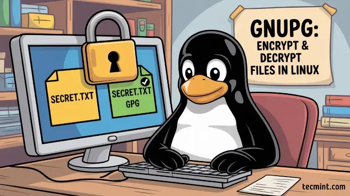 Encrypt and Decrypt Files Using GPG in Linux