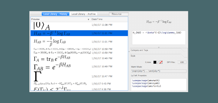 Mathematical Equation Tools for Linux