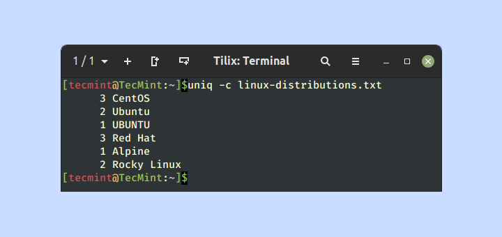 Remove Duplicate Lines from Linux Files