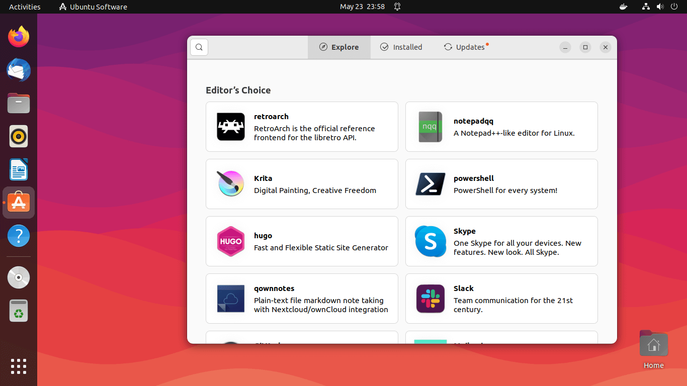 Ubuntu Software Center