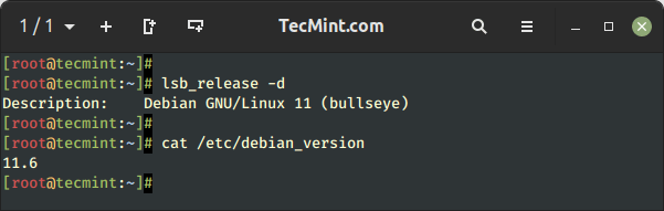 Check Debian Release Version