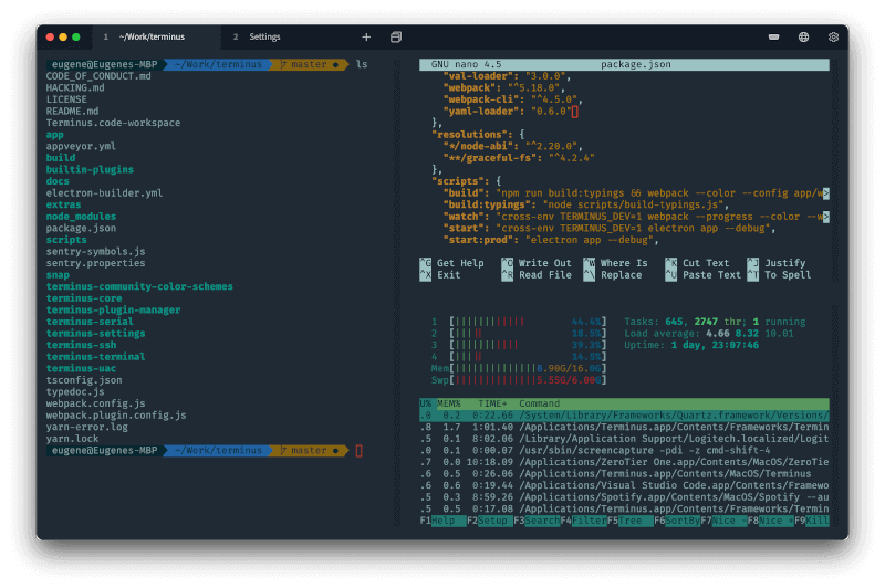 Tabby Terminal Emulator