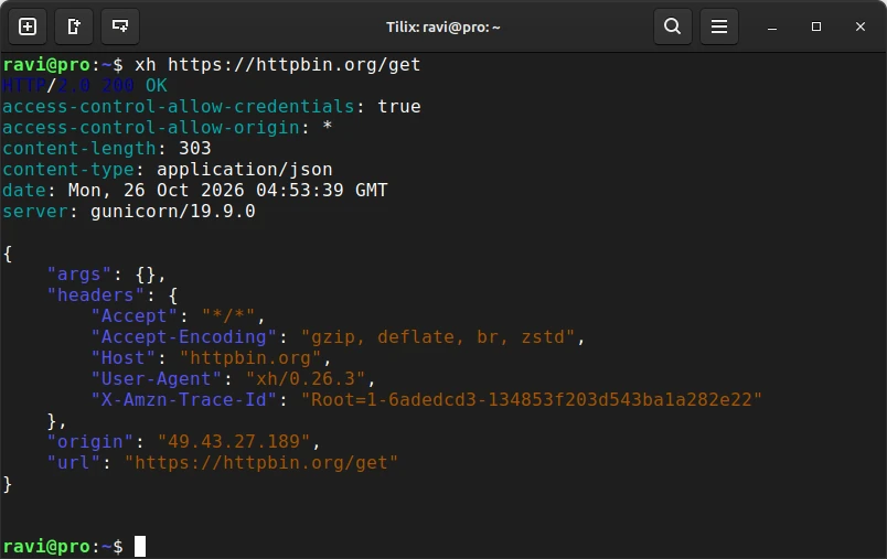 Get HTTPie Syntax in a Single Binary with xh