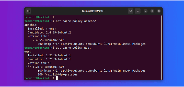 Ubuntu apt-cache Commands