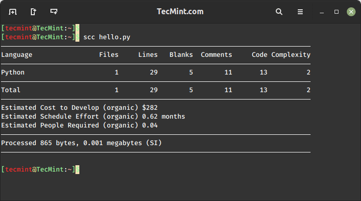 Count Lines of Code in File