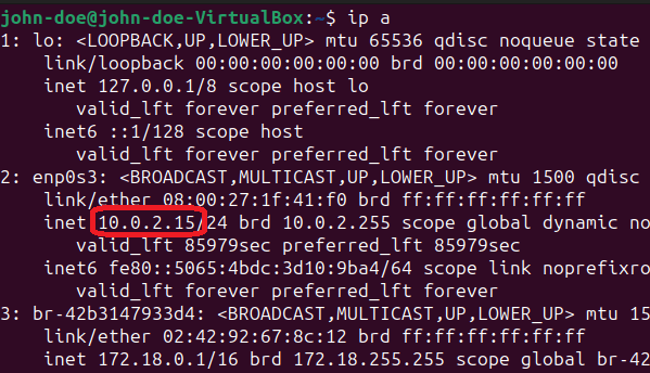 Find Linux IP Address