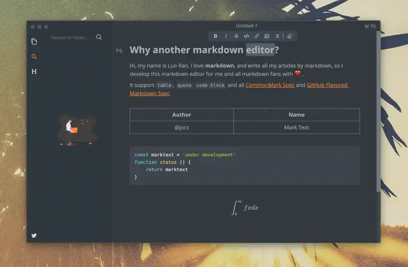 MarkText Markdown Editor