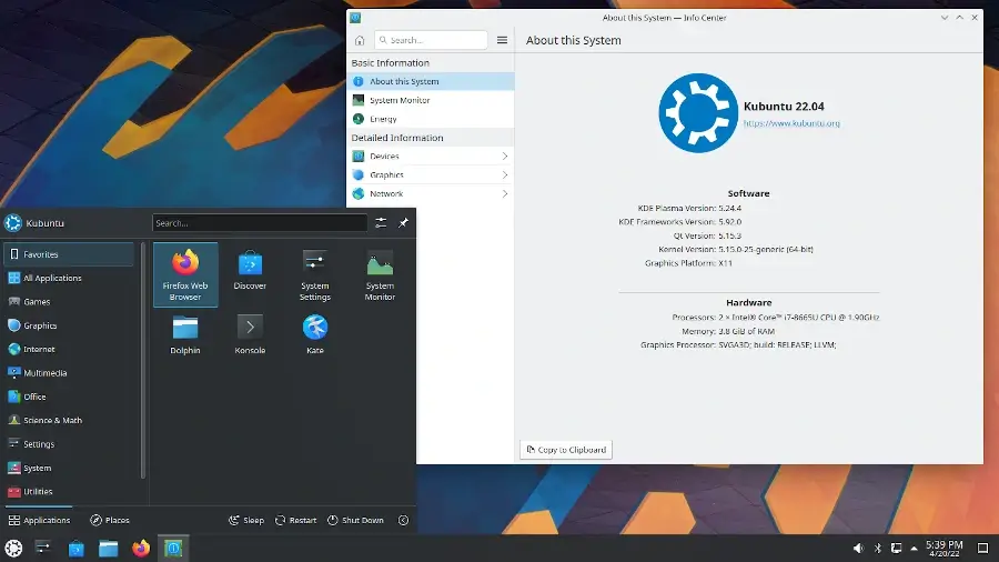 Kubuntu Linux