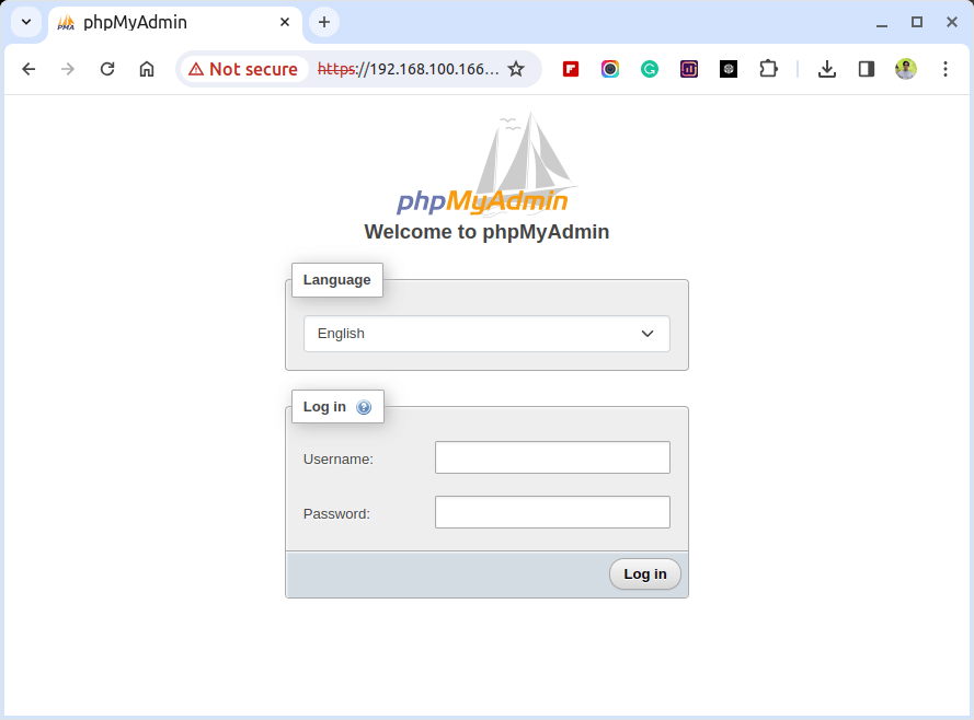 Secure phpMyAdmin Login