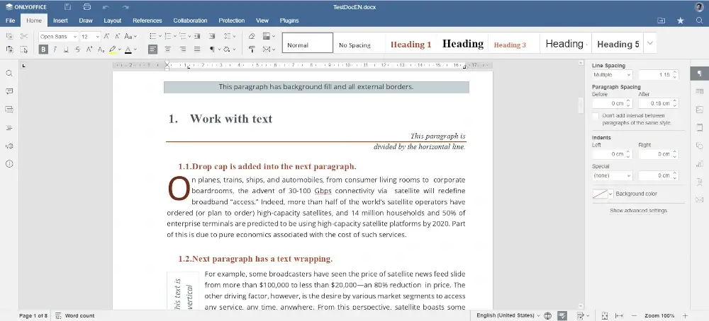 ONLYOFFICE Text Editor