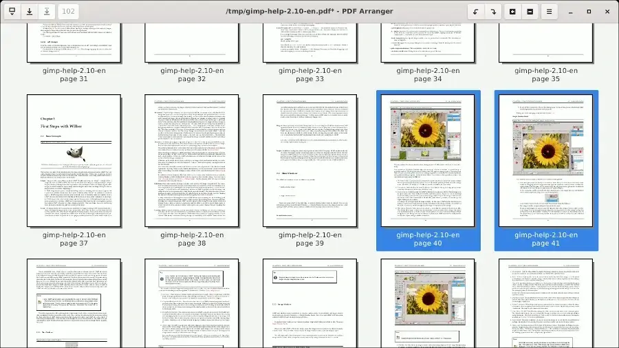 PDF Arranger - Merge or Split PDF Files