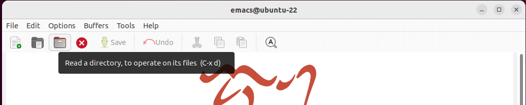 Emacs Editor Menu