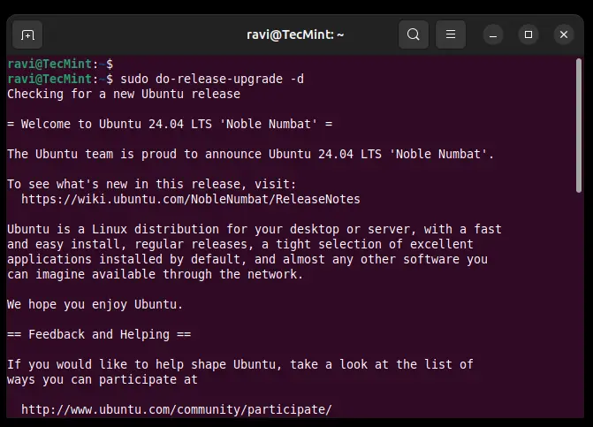 Upgrading to Ubuntu 24.04