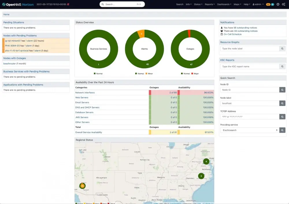 OpenNMS - Network Monitoring Software