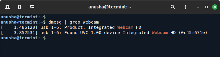 How To Find All Installed Webcams In Ubuntu