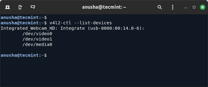 How To Find All Installed Webcams In Ubuntu