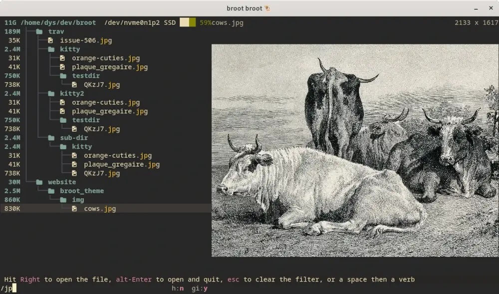 Broot: Navigate Directories and Find Files Faster