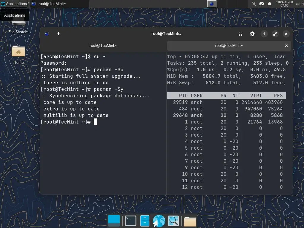 Ghostty on Arch Linux