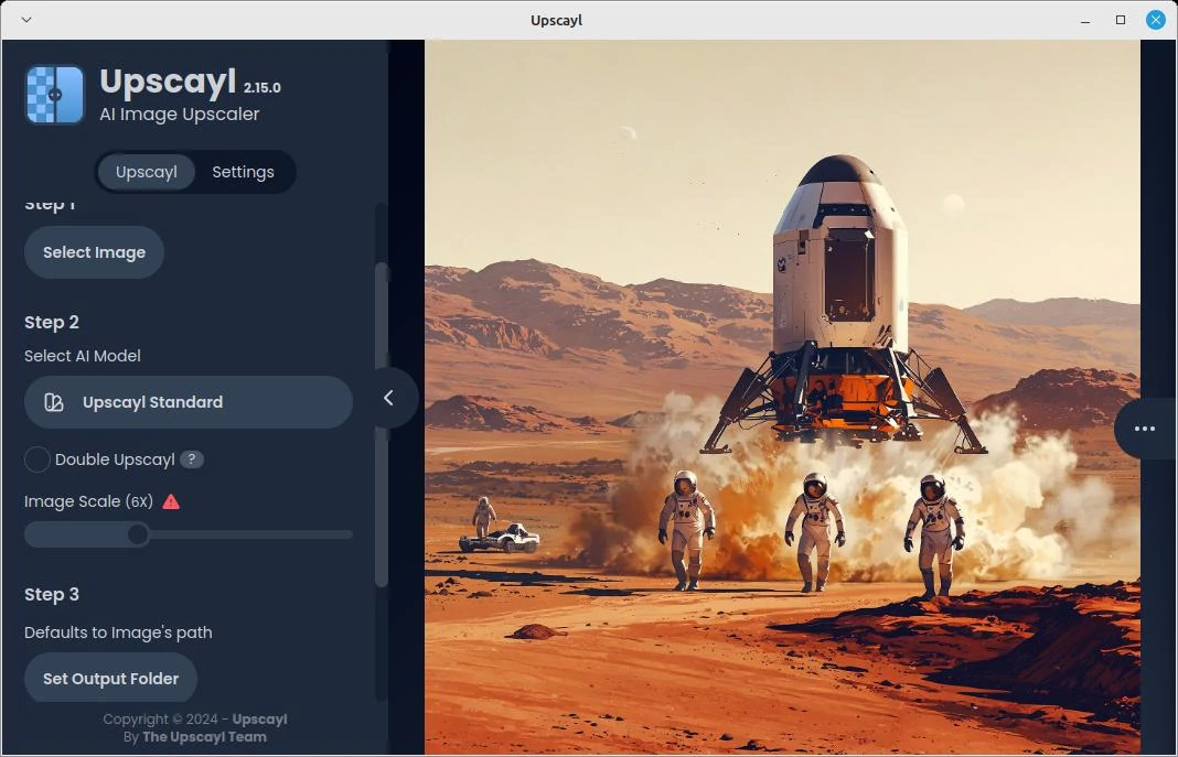 Upscale Image Quality in Linux
