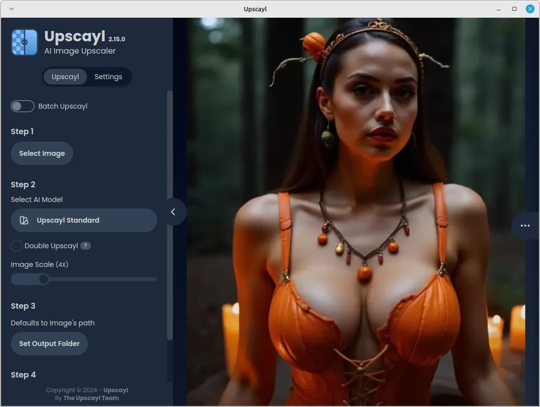 Upscale Image Quality in Linux